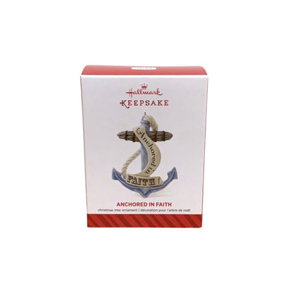 2014 Anchored in Faith (Cross) Hallmark Ornament QGO1343 Image2