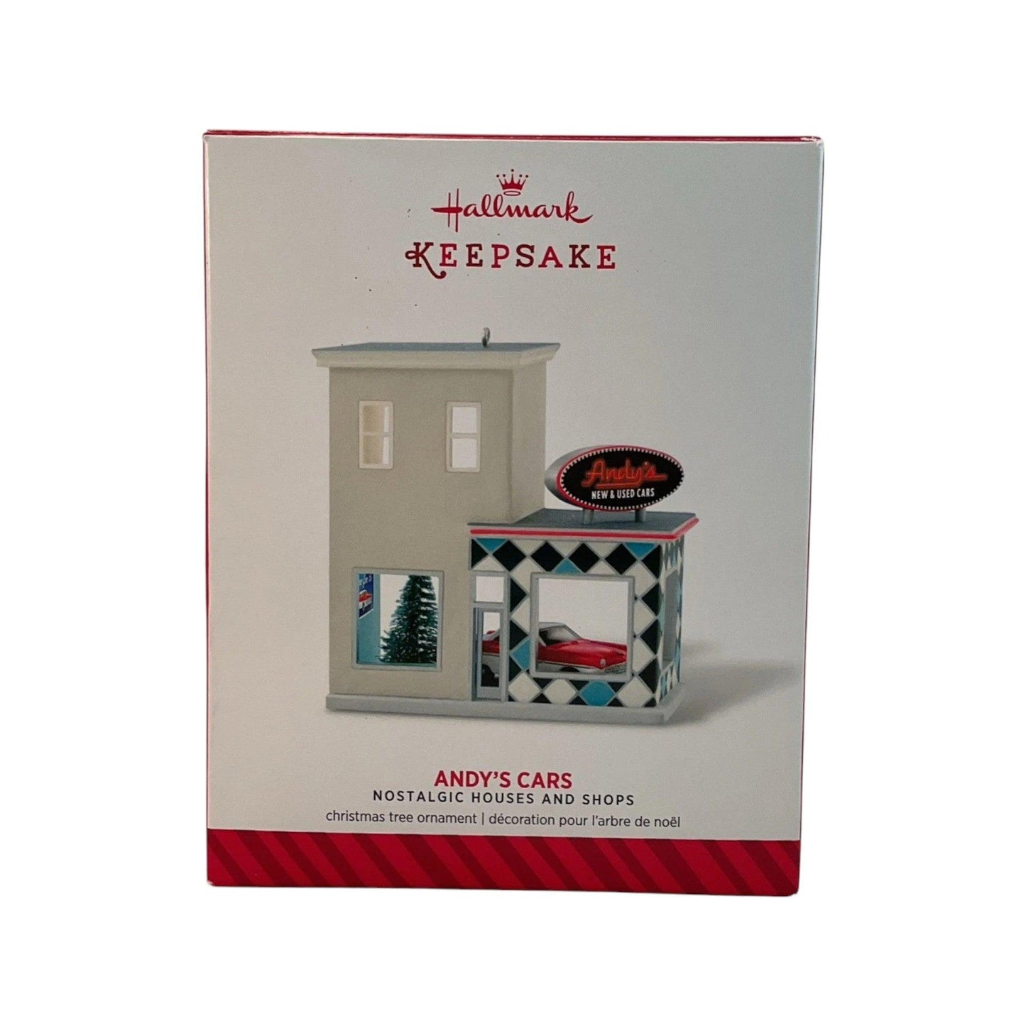 2014 Andy's Cars Hallmark Ornament (Nostalgic Houses and Shops) QX9143 Image2