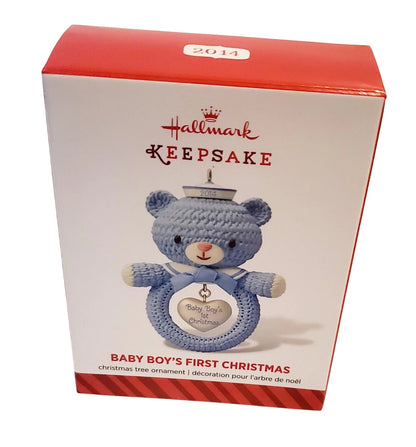 2014 Baby Boy's First Christmas Hallmark Ornament (Baby's First Christmas) QGO1033