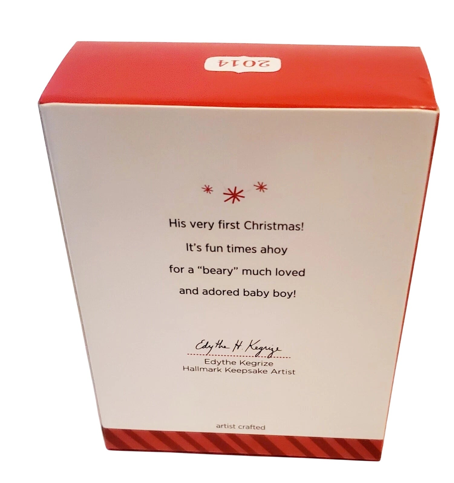 2014 Baby Boy's First Christmas Hallmark Ornament (Baby's First Christmas) QGO1033