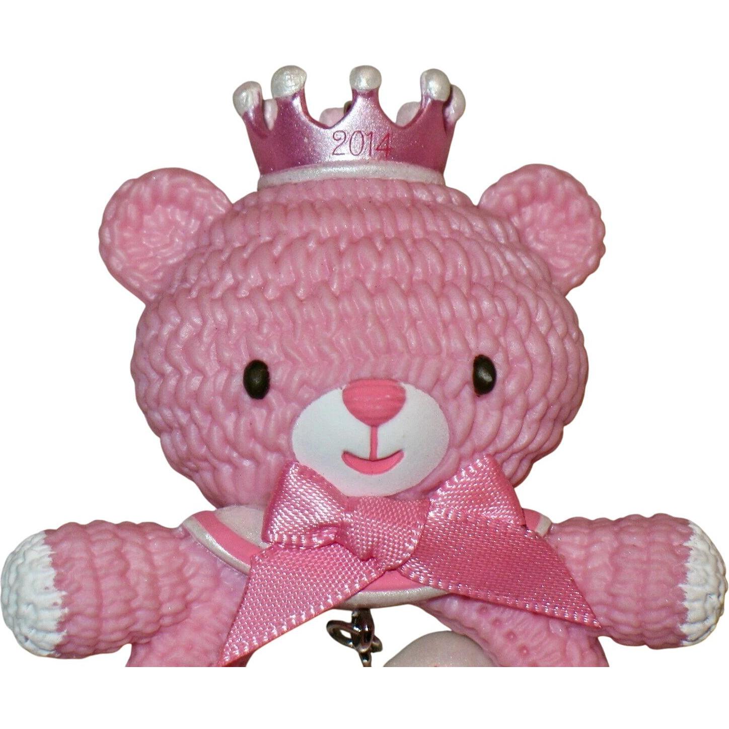 2014 Baby Girl's First Christmas Hallmark Ornament (Baby's First Christmas) QGO1026