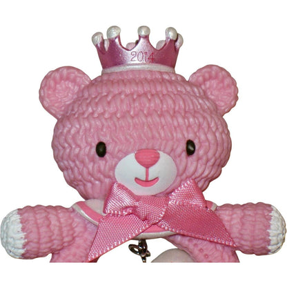 2014 Baby Girl's First Christmas Hallmark Ornament (Baby's First Christmas) QGO1026