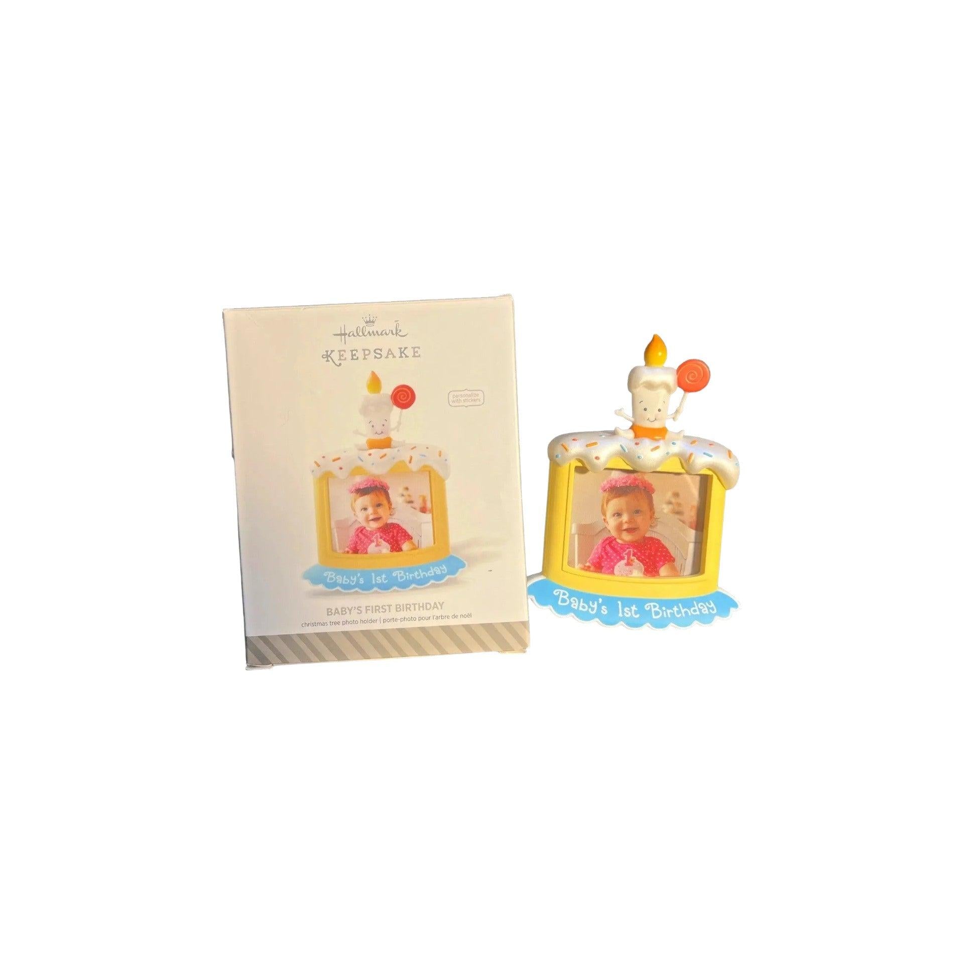 2014 Baby's First Birthday Hallmark Ornament (Photo Holder) QGO1053 Image3