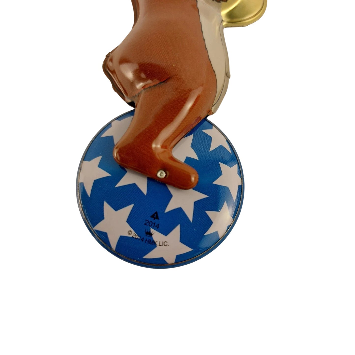 2014 Big-Top Bear Hallmark Ornament (Tin Toys) QX9236