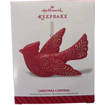 2014 Christmas Cardinal Hallmark Ornament (Bird) QGO1616