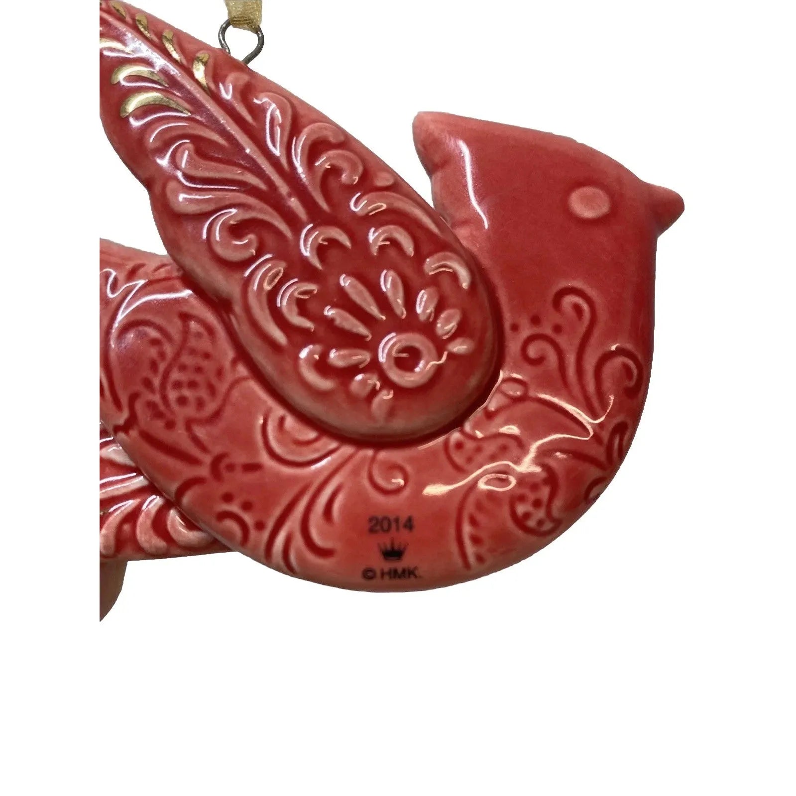 2014 Christmas Cardinal Hallmark Ornament (Bird) QGO1616