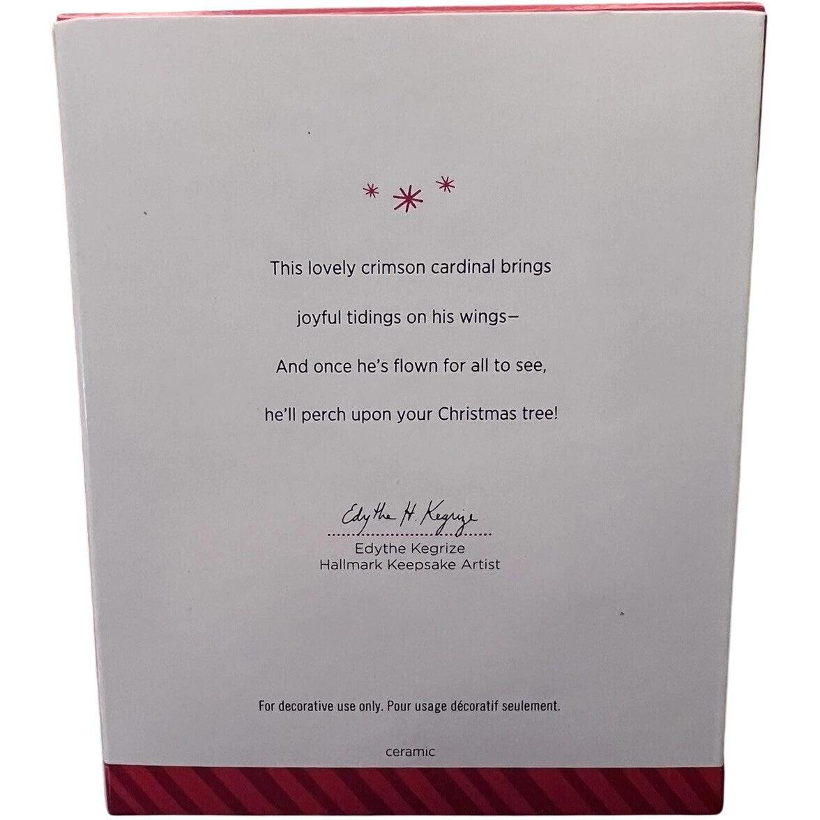 2014 Christmas Cardinal Hallmark Ornament (Bird) QGO1616