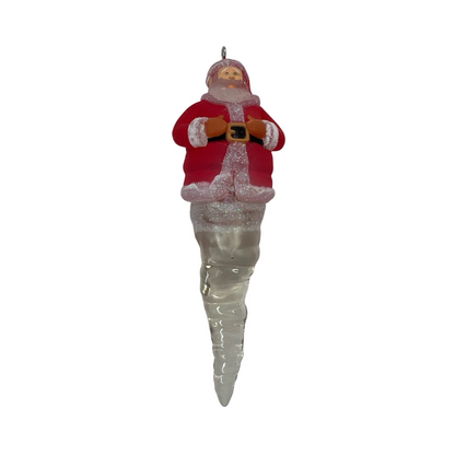 2014 Cool Icicles #2 — Santa Hallmark Ornament (Cool Icicles) QX9093 Image1