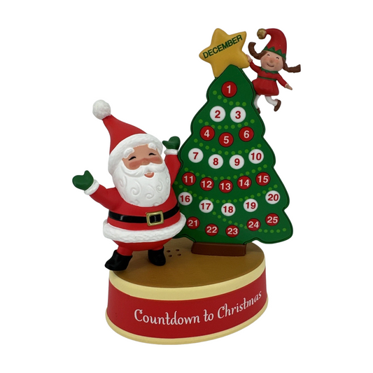 2014 Countdown With Merry The Elf Hallmark Ornament (Santa Claus) QGO1433 Image1