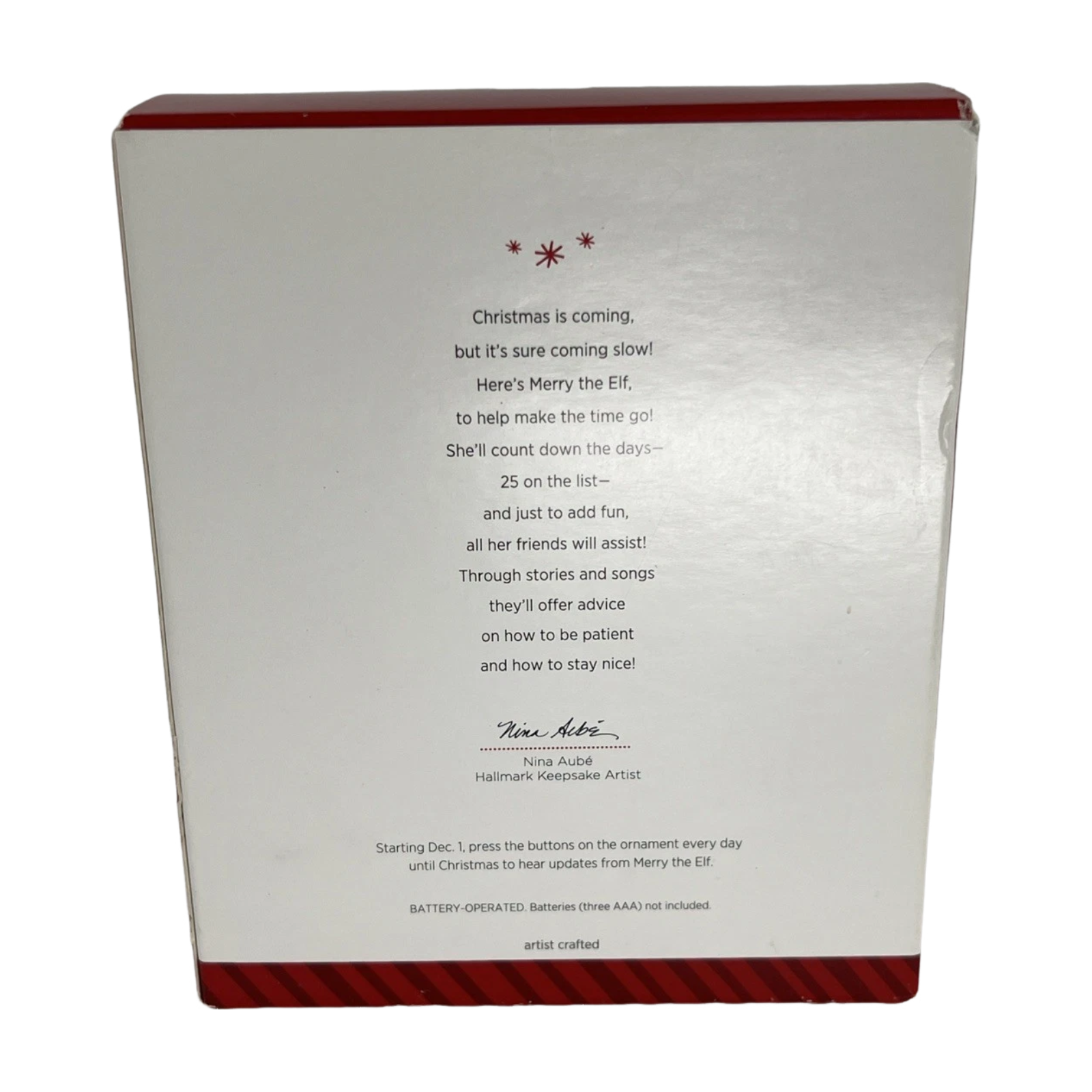 2014 Countdown With Merry The Elf Hallmark Ornament (Santa Claus) QGO1433 Image6