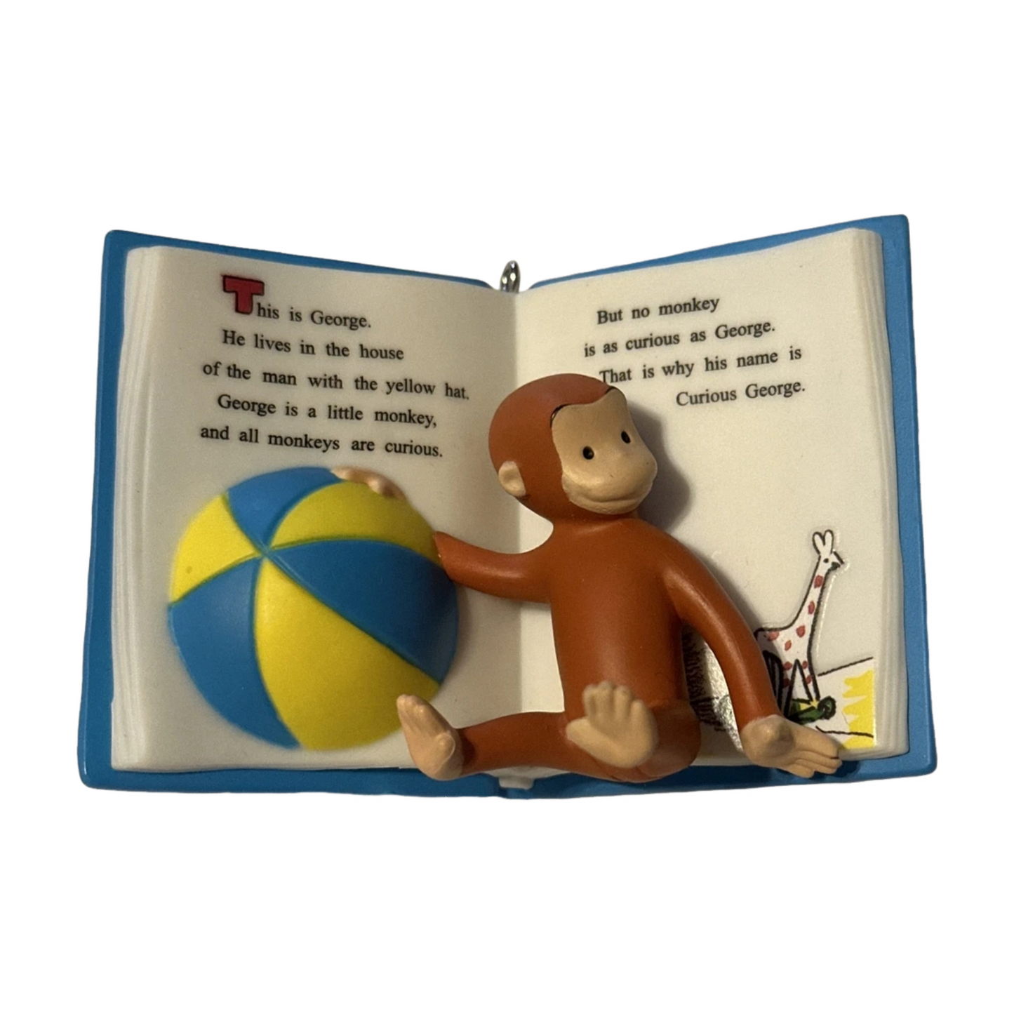 2014 Curious George Flies a Kite Hallmark Ornament (A Curious Little Monkey) QXI2663 Image1