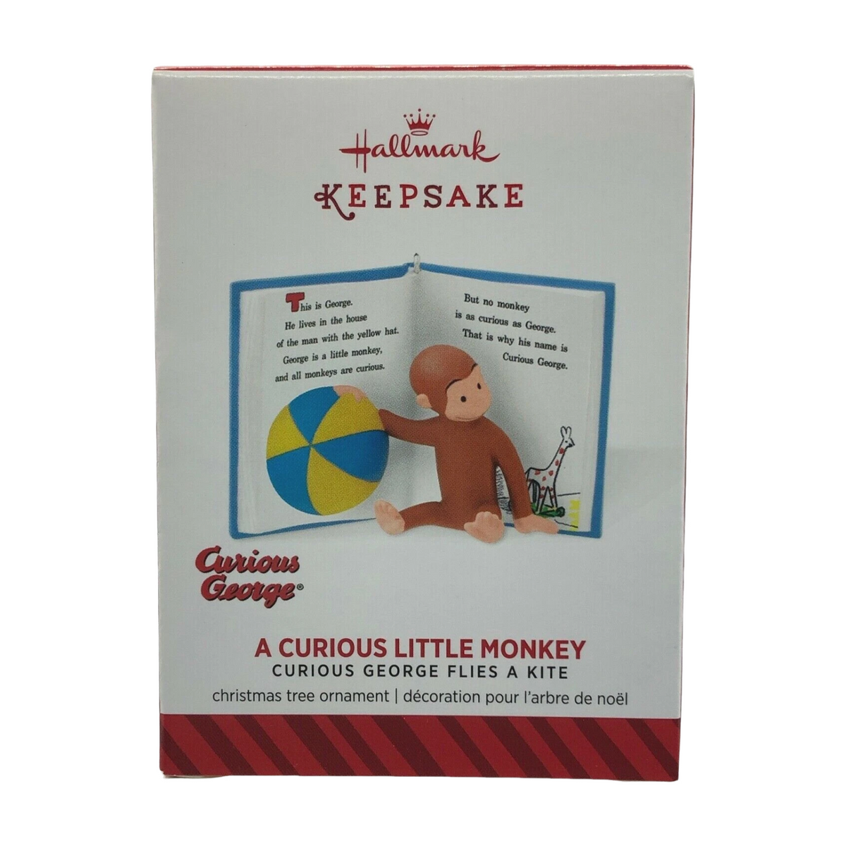 2014 Curious George Flies a Kite Hallmark Ornament (A Curious Little Monkey) QXI2663 Image2