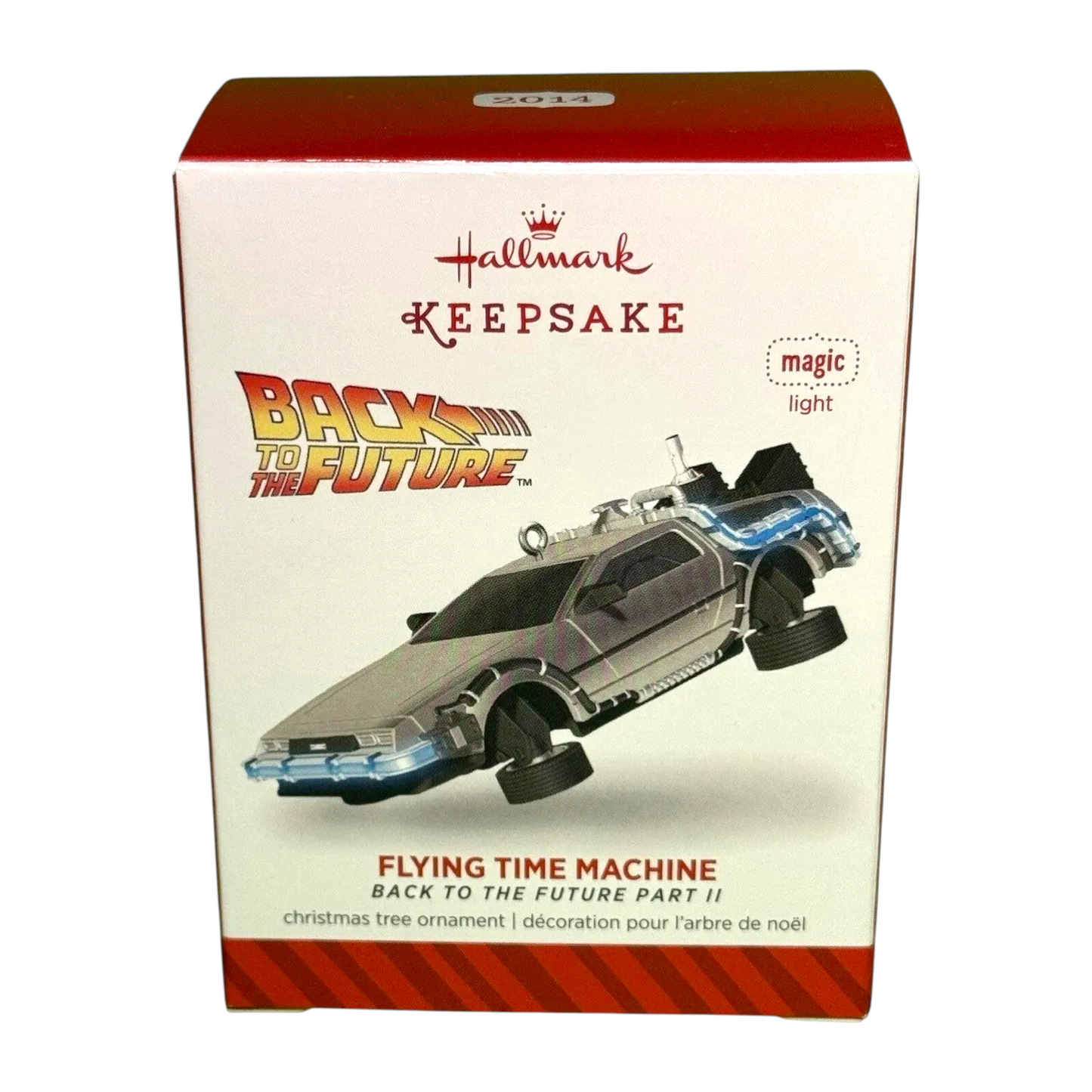 2014 Flying Time Machine Hallmark Ornament (Back to the Future) QXI2746