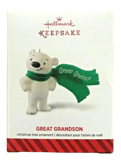 2014 Great GrandSon Hallmark Ornament (Polar Bear) QGO1503