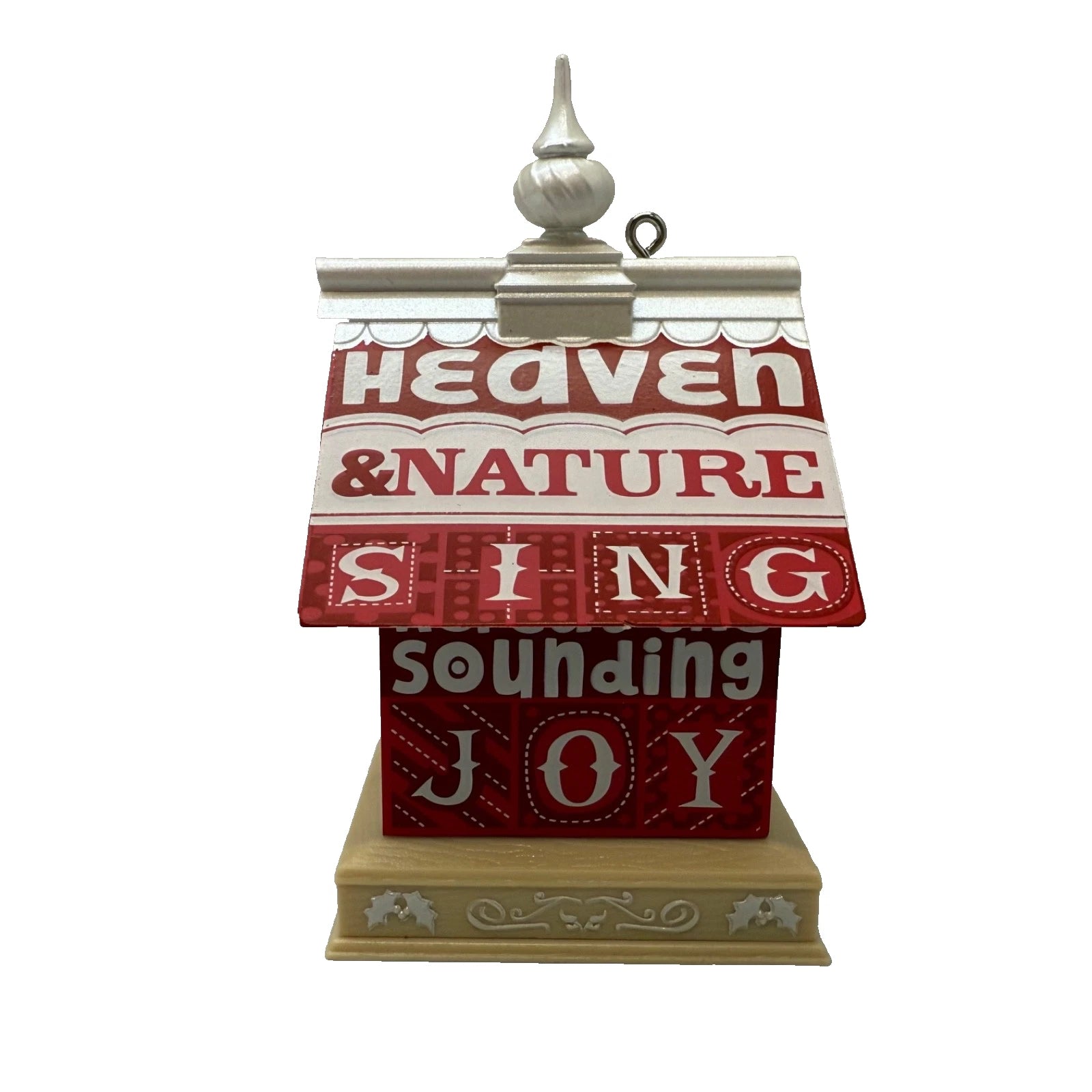 2014 Heaven and Nature Sing Hallmark Ornament (Birdhouse) QGO1586