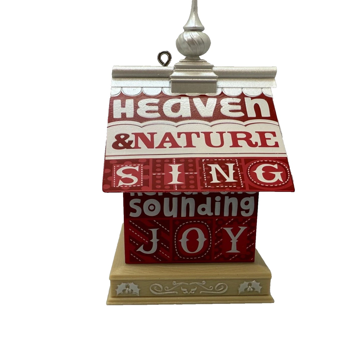 2014 Heaven and Nature Sing Hallmark Ornament (Birdhouse) QGO1586