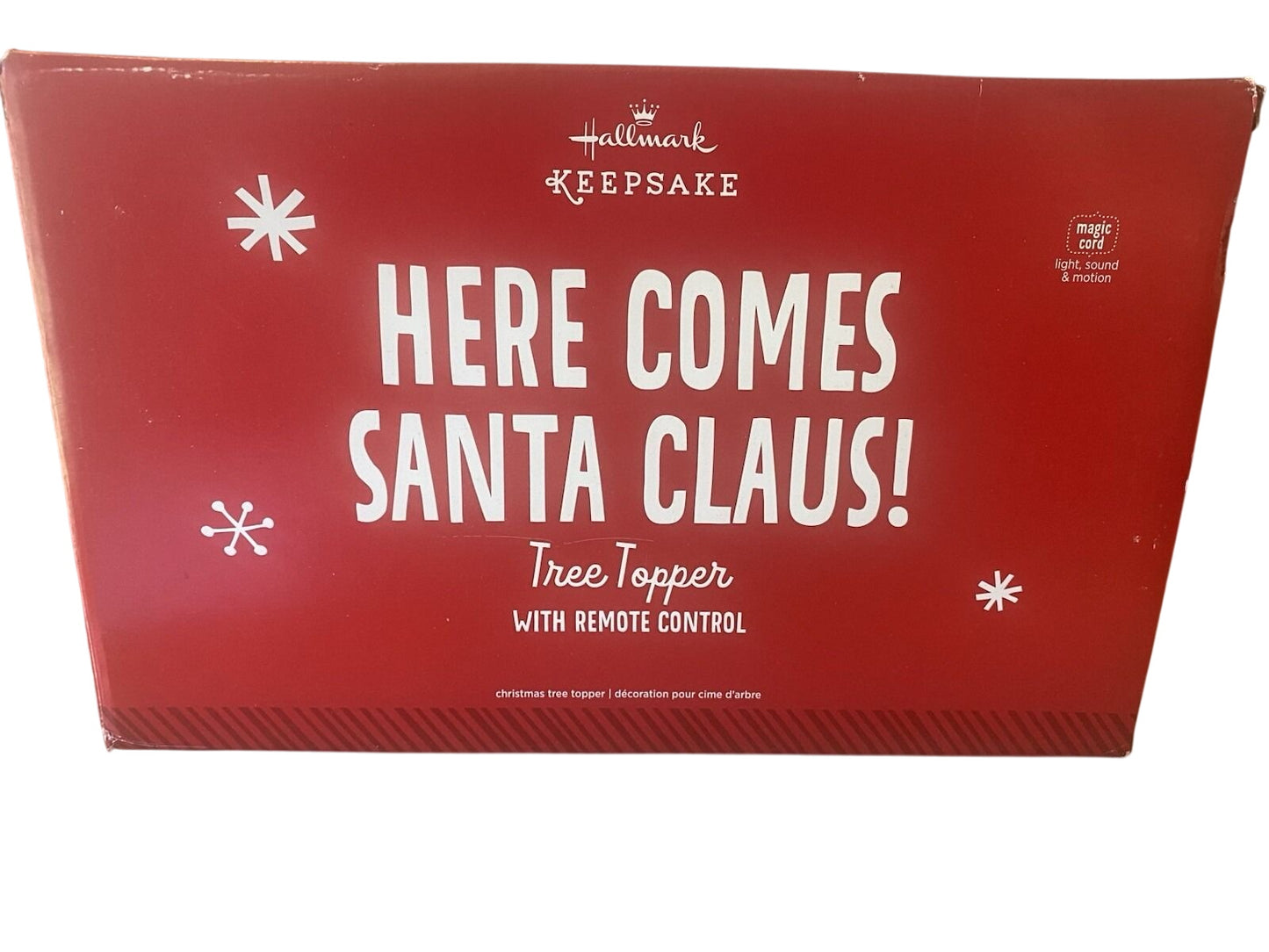 2014 Here Comes Santa Claus! (Tree Topper)