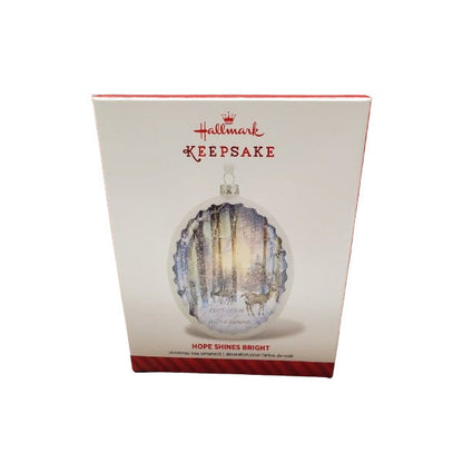 2014 Hope Shines Bright Hallmark Ornament (Reindeer) QGO1346