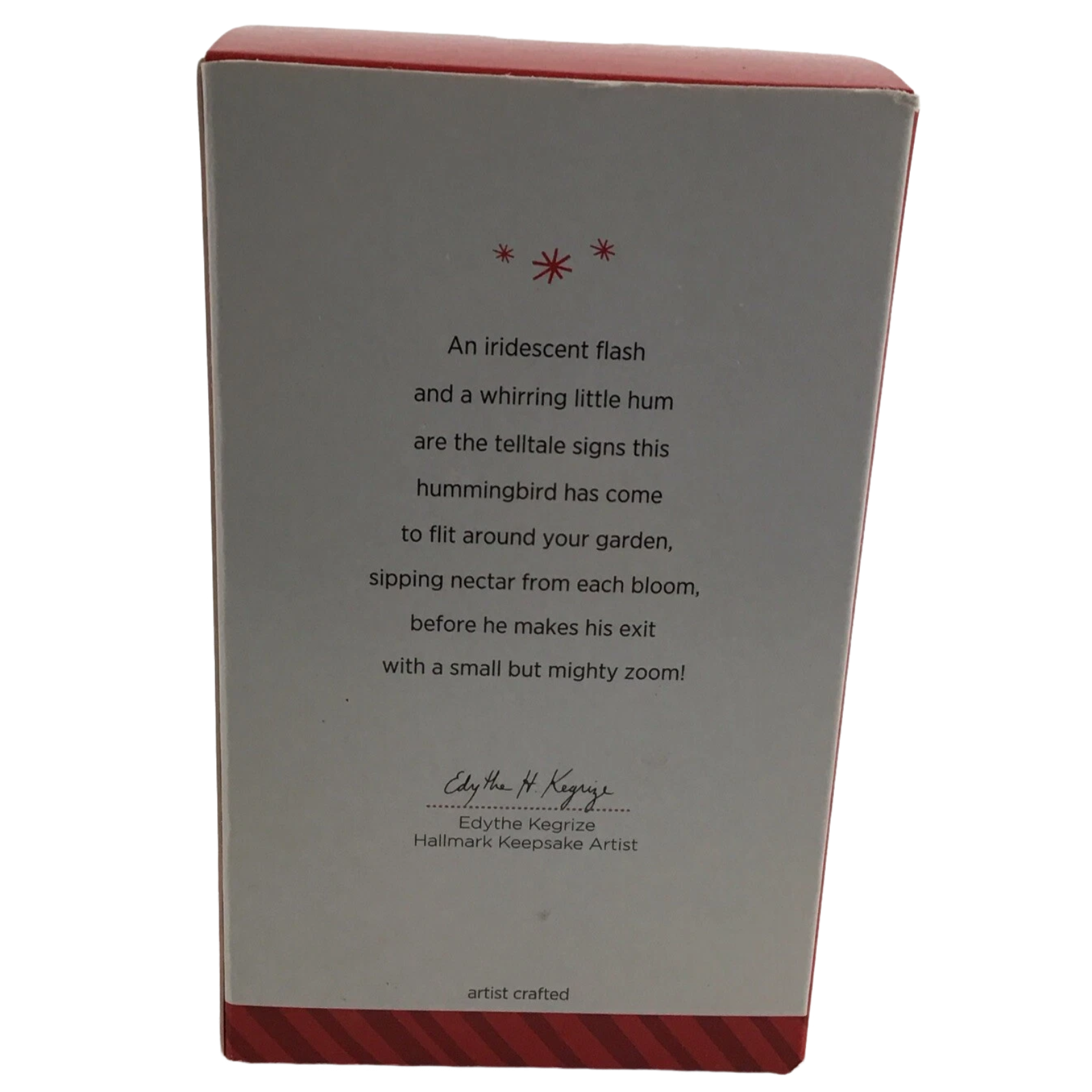 2014 Hummingbird Hallmark Ornament (Beauty of Birds) QX9123 Image6