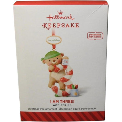 2014 I Am Three! Hallmark Ornament (Child's Age Collection) QXG1995