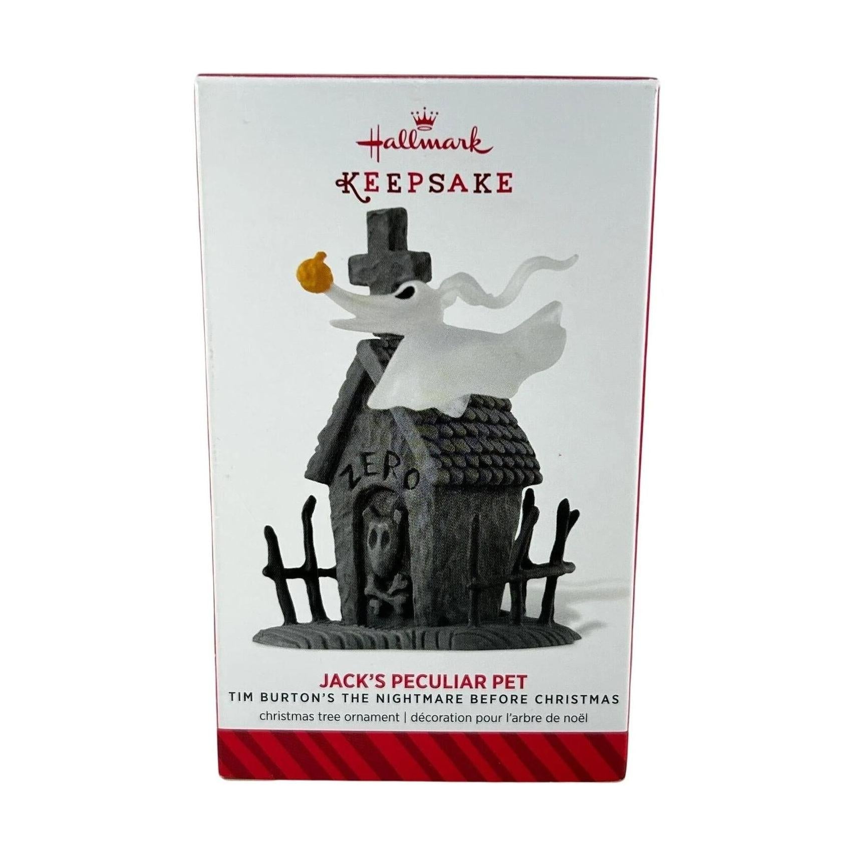 2014 Jack's Peculiar Pet Hallmark Ornament (Tim Burton's The Nightmare Before Christmas) QXE3713 Image2