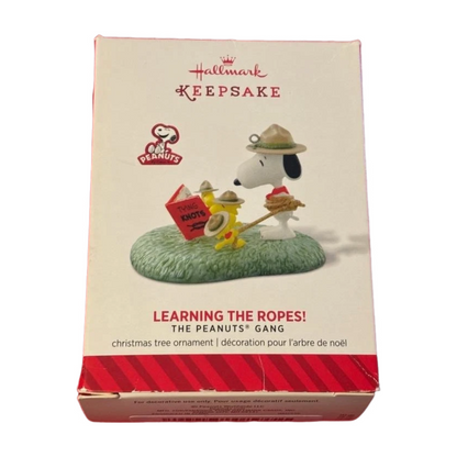 2014 Learning the Ropes! Hallmark Ornament (Peanuts) QXI2556 Image2