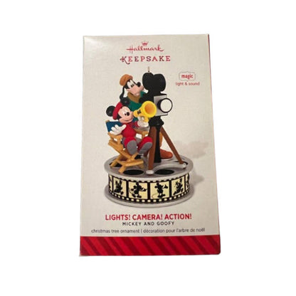 2014 Lights! Camera! Action! Hallmark Ornament (Mickey Mouse & Friends) QXD6003