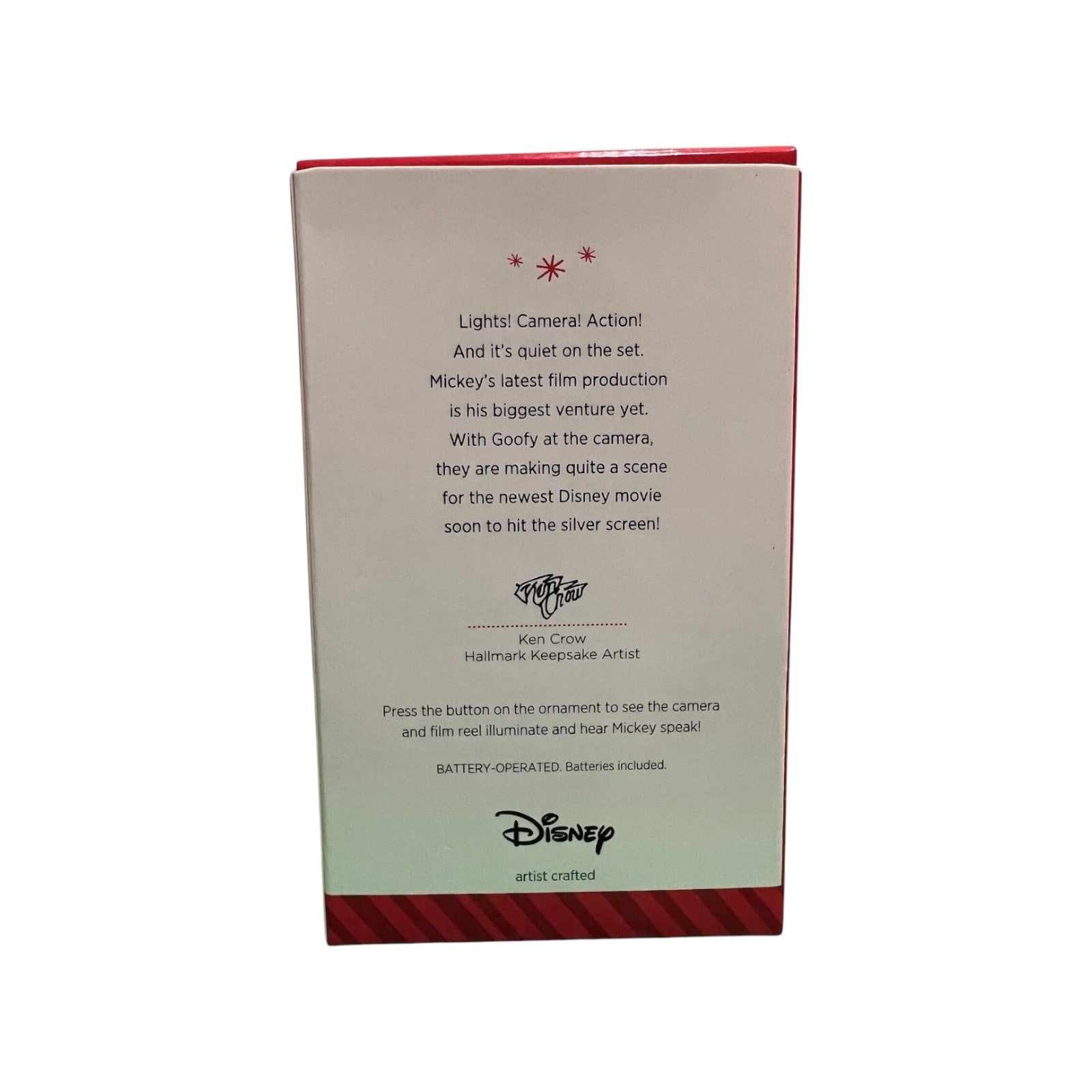 2014 Lights! Camera! Action! Hallmark Ornament (Mickey Mouse & Friends) QXD6003 Image8