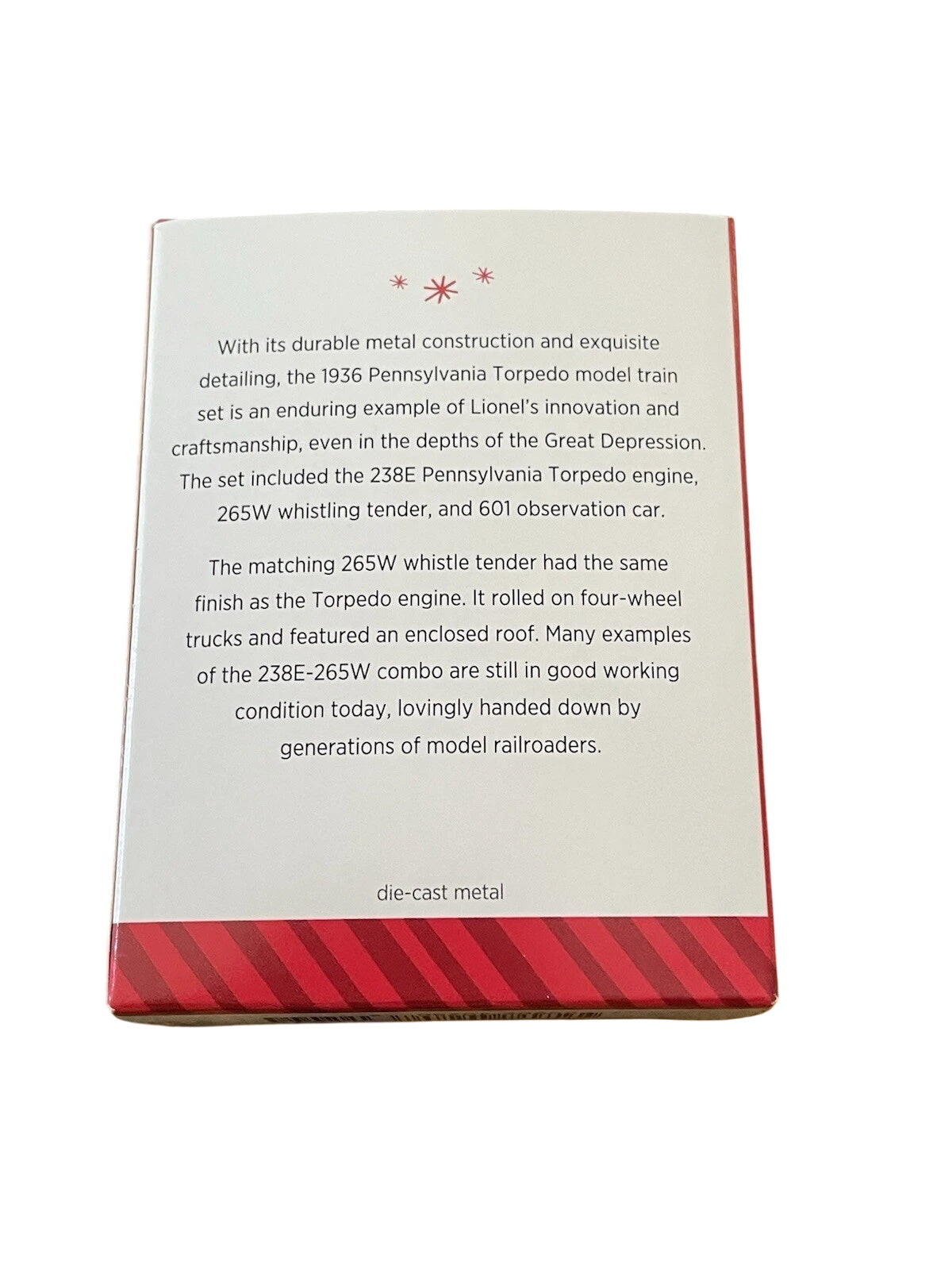 2014 Lionel 265W Tender Hallmark Ornament (Lionel) QXI2576