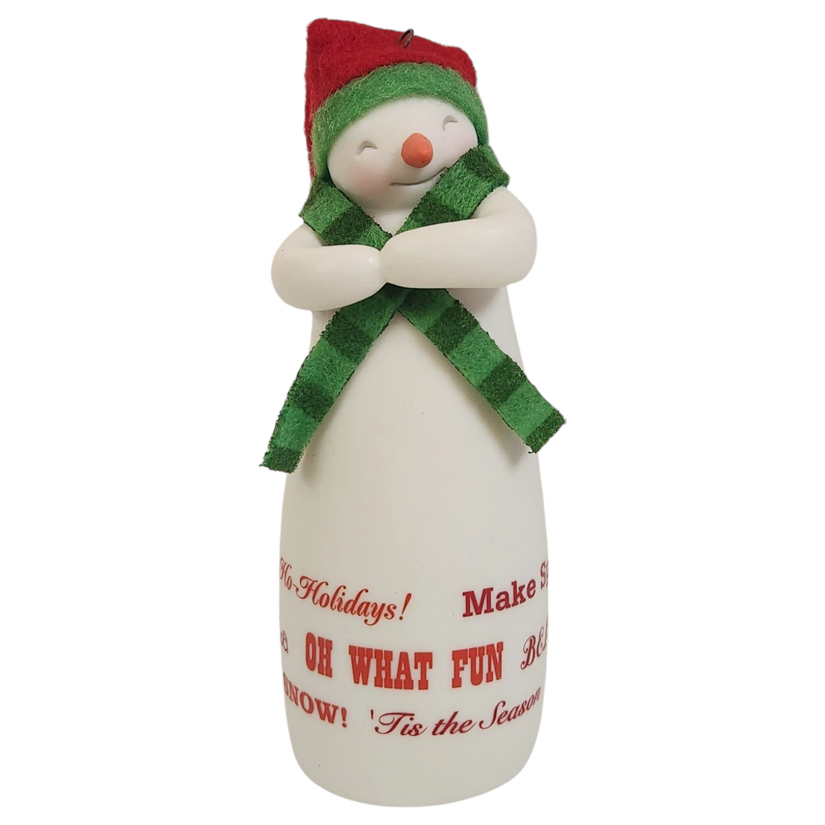 2014 Merry Wishes Snowman Hallmark Ornament (Snowman) VIP1401 Image1