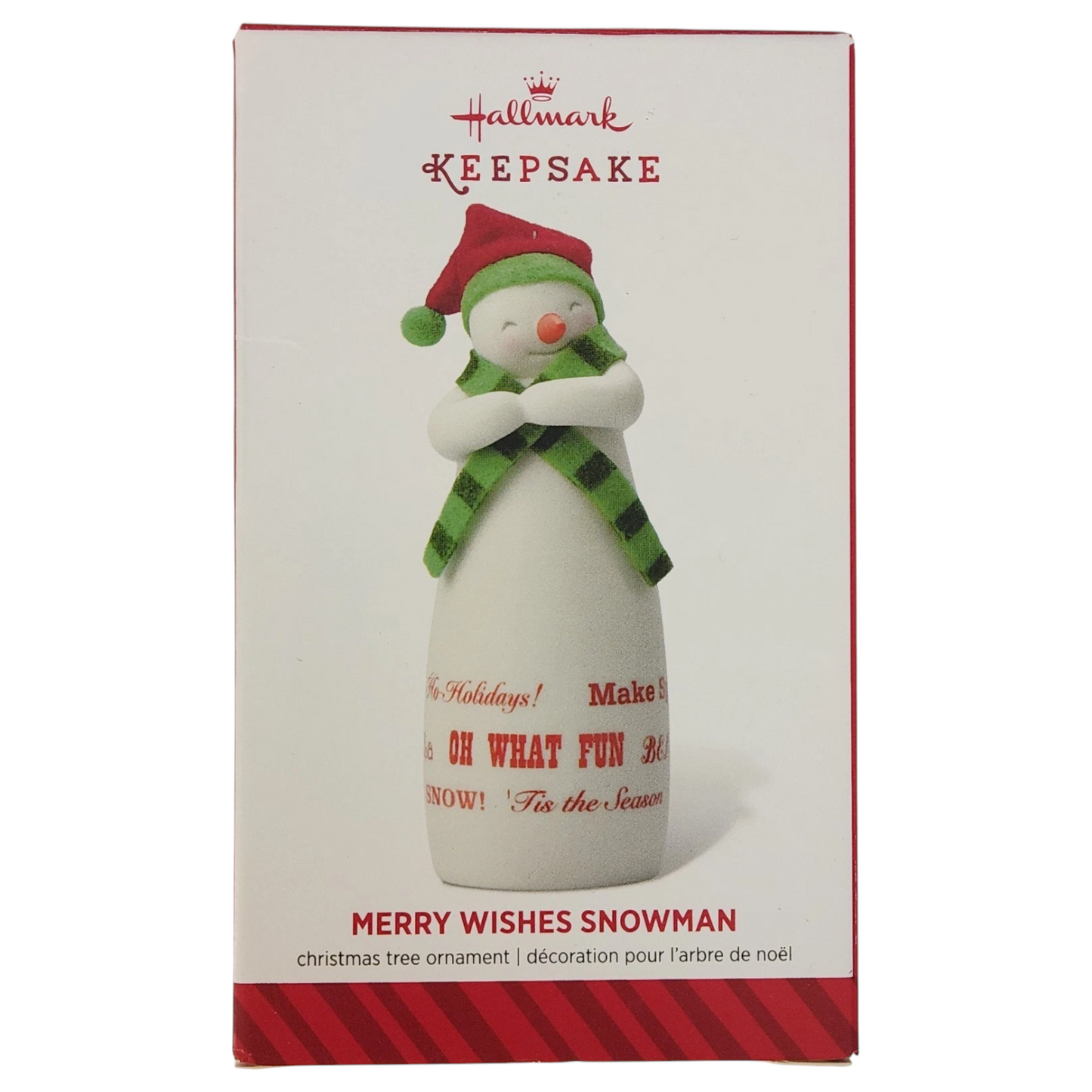 2014 Merry Wishes Snowman Hallmark Ornament (Snowman) VIP1401 Image2