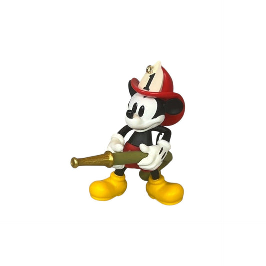 2014 Mickey's Fire Brigade Hallmark Ornament (Mickey's Movie Mousterpieces) QX9163 Image1