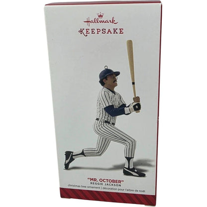 2014 "Mr. October" Reggie Jackson Hallmark Ornament (At the Ballpark) QXI2743