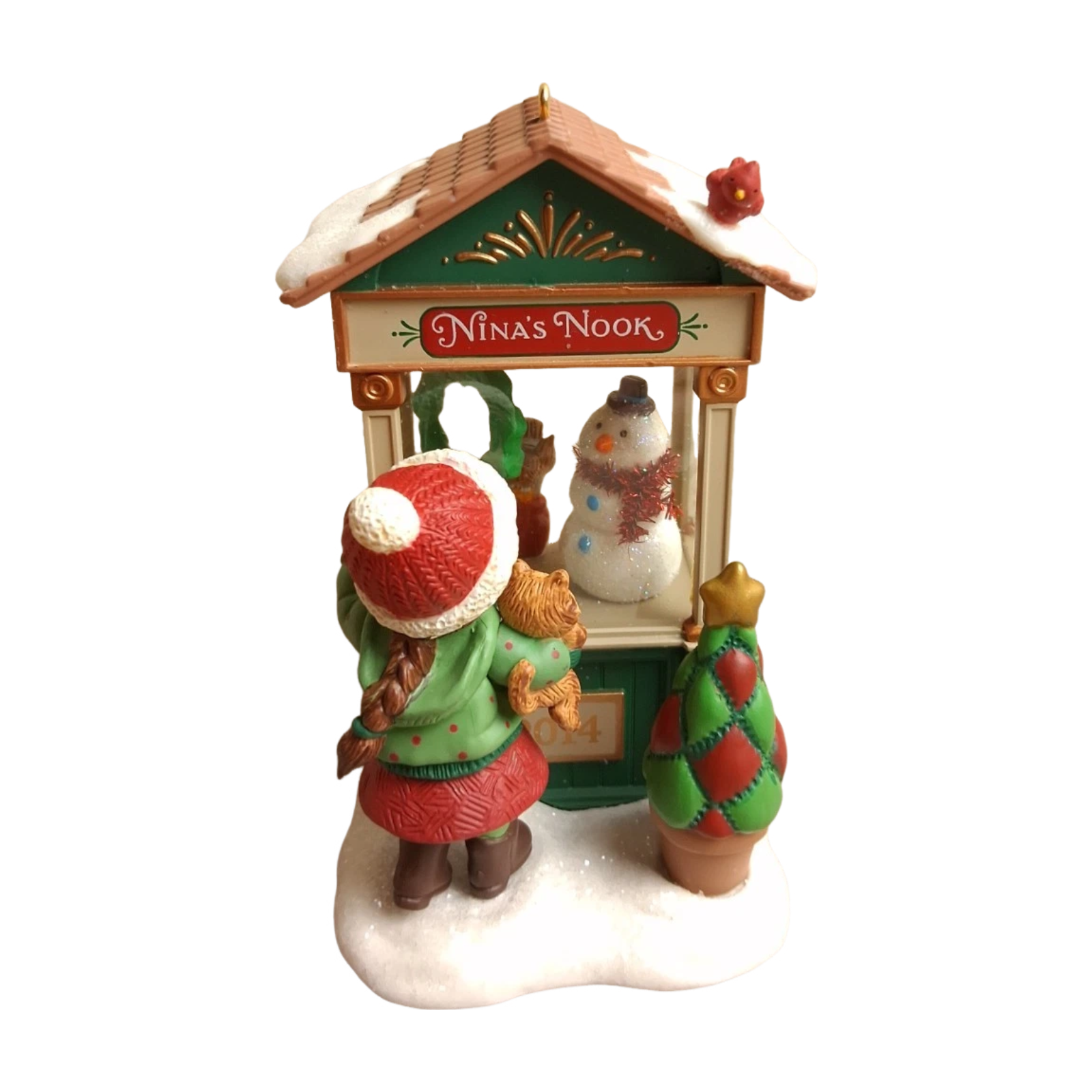 2014 Nina's Nook Hallmark Ornament (Christmas Window) QXC5076 Image1