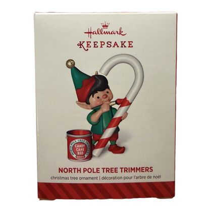 2014 North Pole Tree Trimmers Hallmark Ornament (North Pole Tree Trimmers) QX9013 Image2