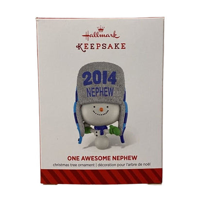 2014 One Awesome Nephew Hallmark Ornament (Family) QGO1393