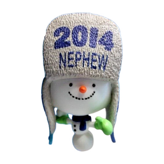 2014 One Awesome Nephew Hallmark Ornament (Family) QGO1393 Image1