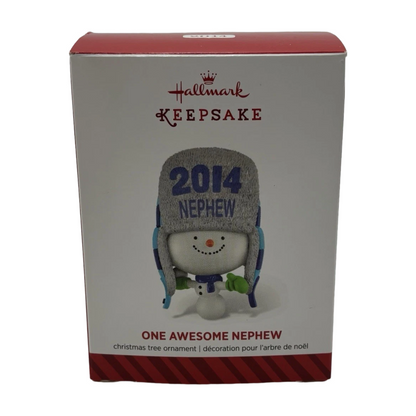 2014 One Awesome Nephew Hallmark Ornament (Family) QGO1393 Image2