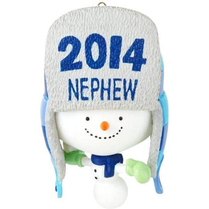 2014 One Awesome Nephew Hallmark Ornament (Family) QGO1393