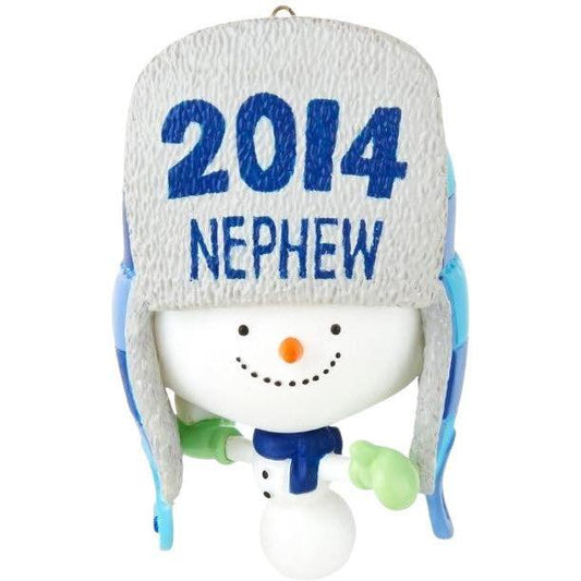 2014 One Awesome Nephew Hallmark Ornament (Family) QGO1393