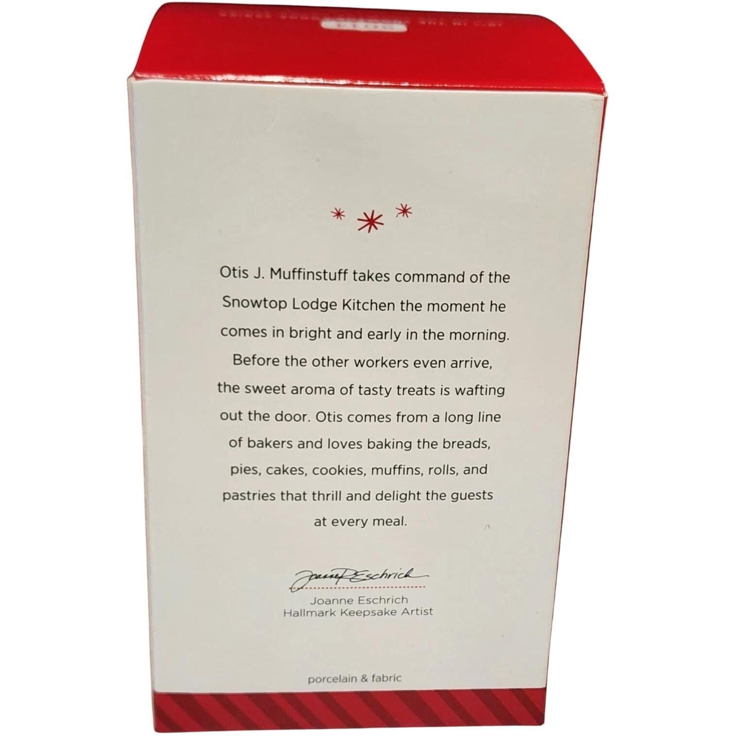 2014 Otis J. Muffinstuff Hallmark Ornament (Snowtop Lodge) QX9046