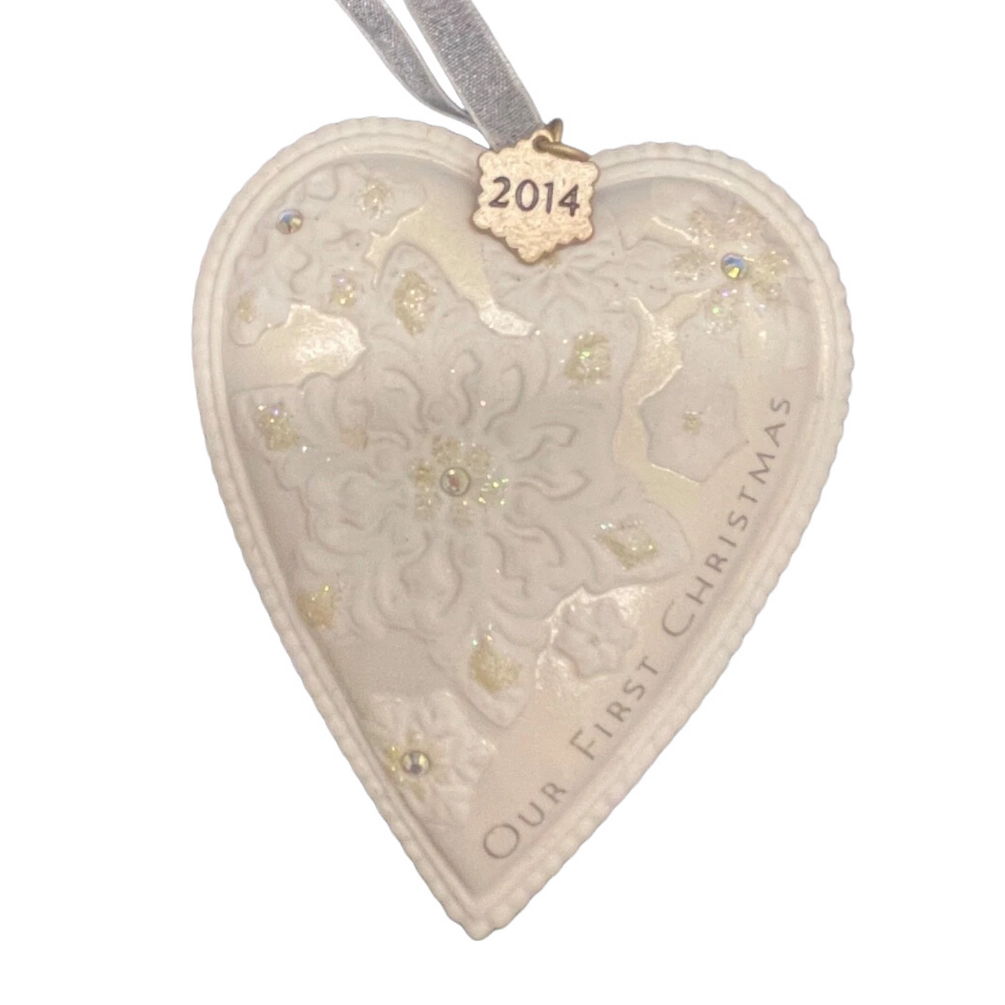 2014 Our First Christmas Hallmark Ornament (Our First Christmas) QGO1156 Image1