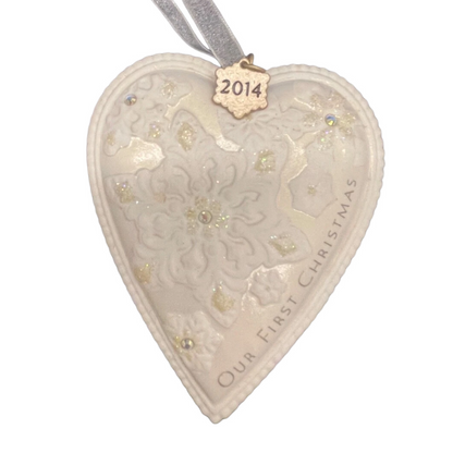2014 Our First Christmas Hallmark Ornament (Our First Christmas) QGO1156 Image1