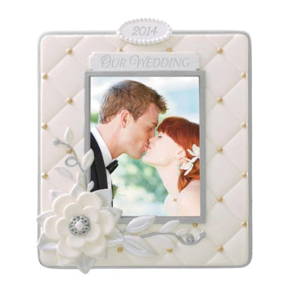 2014 Our Wedding Hallmark Ornament (Photo Holder) QGO1153