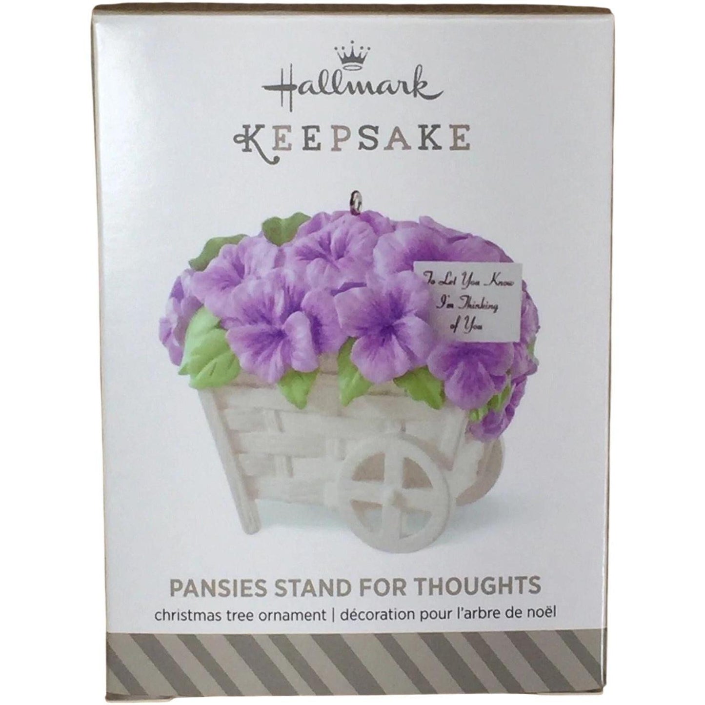 2014 Pansies Stand for Thoughts Hallmark Ornament (Flower) QHG1236