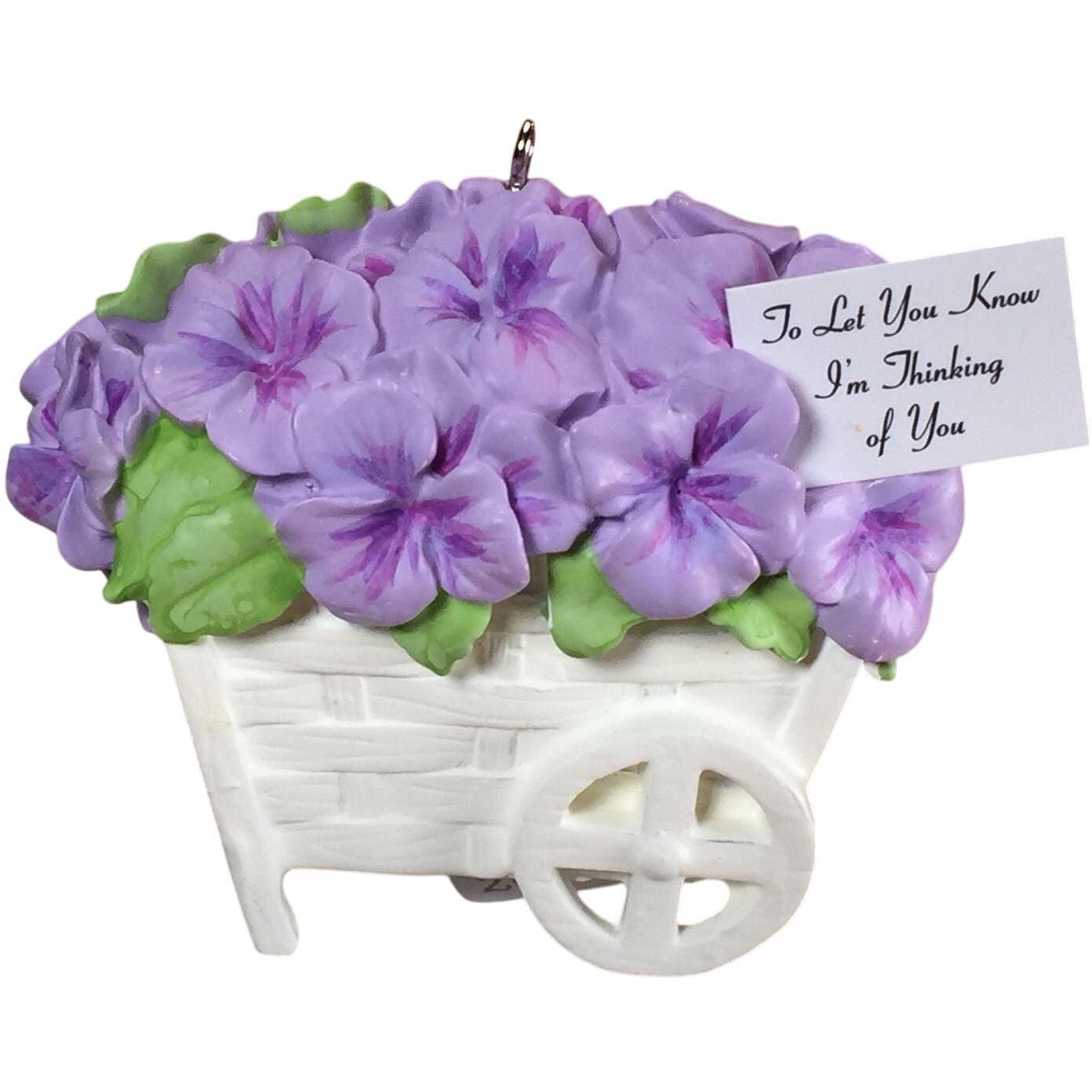 2014 Pansies Stand for Thoughts Hallmark Ornament (Flower) QHG1236