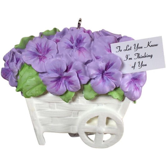 2014 Pansies Stand for Thoughts Hallmark Ornament (Flower) QHG1236