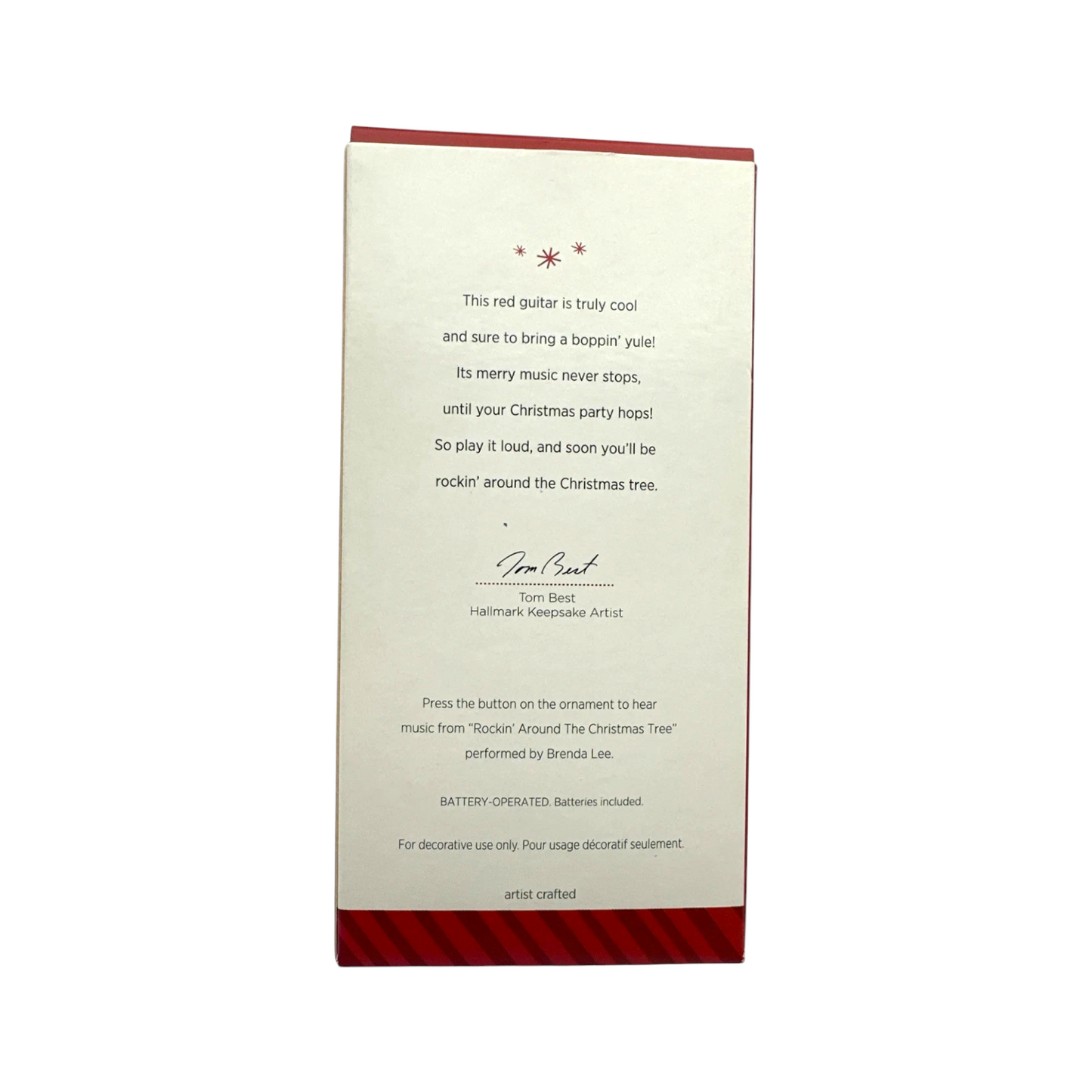 2014 Rockin' Around the Christmas Tree Hallmark Ornament (Guitar) QG01213