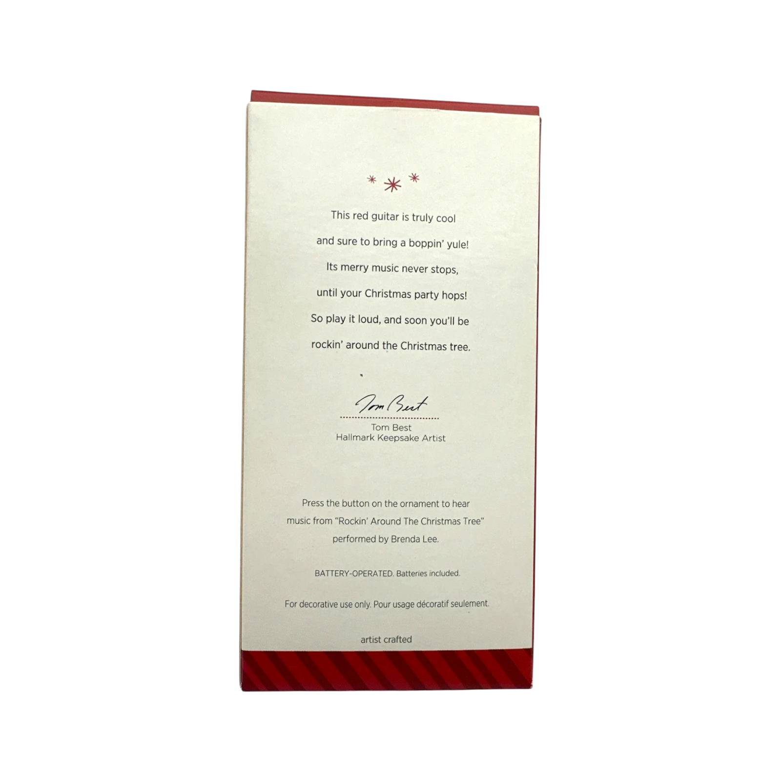 2014 Rockin' Around the Christmas Tree Hallmark Ornament (Guitar) QG01213