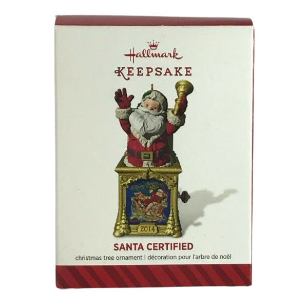 2014 Santa Certified Hallmark Ornament (Santa Certified) QX9006